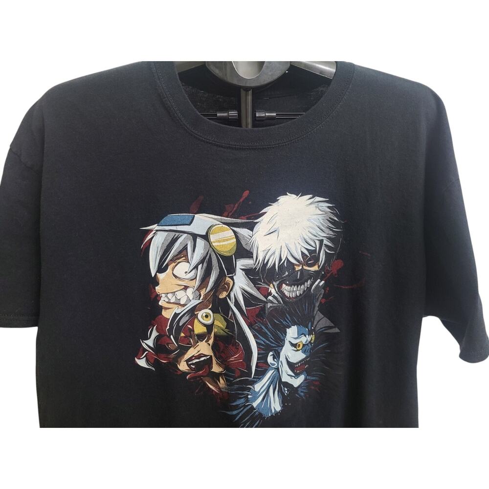 Black Death Note Ryuk Graphic T Shirt Black Men's Size XL Tee - Picture 4 of 6